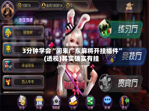 3分钟学会“闲来广东麻将开挂插件”(透视)其实确实有挂-第2张图片