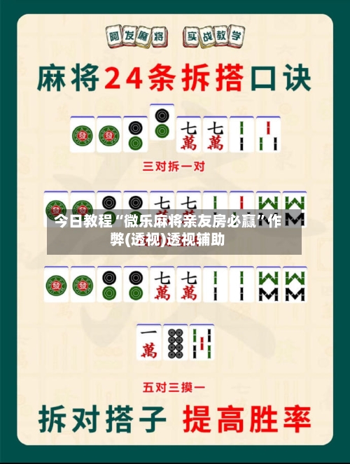 今日教程“微乐麻将亲友房必赢”作弊(透视)透视辅助