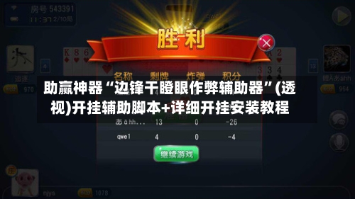 助赢神器“边锋干瞪眼作弊辅助器”(透视)开挂辅助脚本+详细开挂安装教程-第2张图片