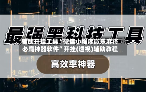 辅助开挂工具“微信小程序微乐麻将必赢神器软件”开挂(透视)辅助教程-第2张图片