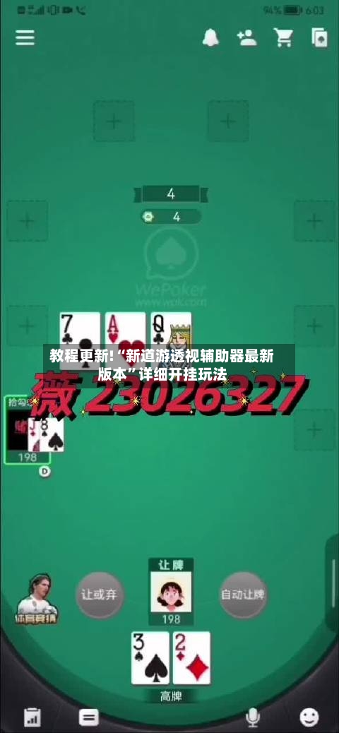 教程更新!“新道游透视辅助器最新版本”详细开挂玩法-第2张图片