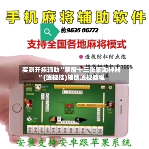 实测开挂辅助“掌酷十三张辅助神器”(透视挂)辅助透视教程-第2张图片