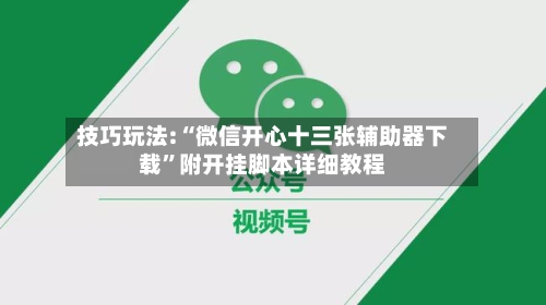 技巧玩法:“微信开心十三张辅助器下载”附开挂脚本详细教程-第2张图片
