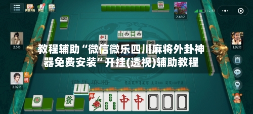 教程辅助“微信微乐四川麻将外卦神器免费安装”开挂(透视)辅助教程