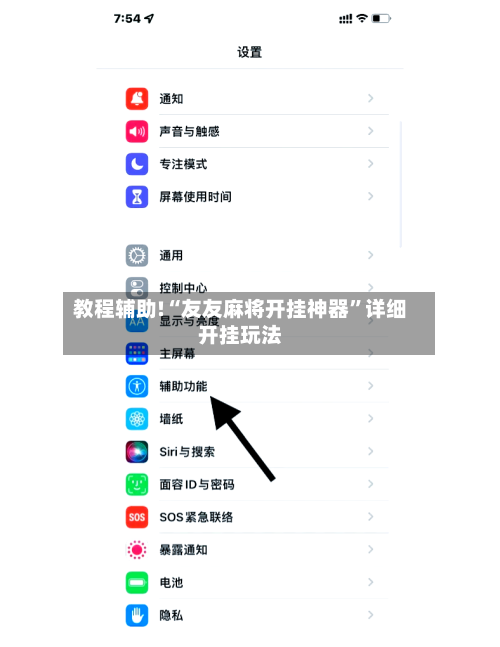 教程辅助!“友友麻将开挂神器”详细开挂玩法-第3张图片
