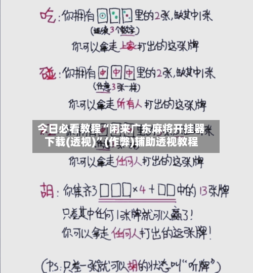 今日必看教程“闲来广东麻将开挂器下载(透视)”(作弊)辅助透视教程-第3张图片