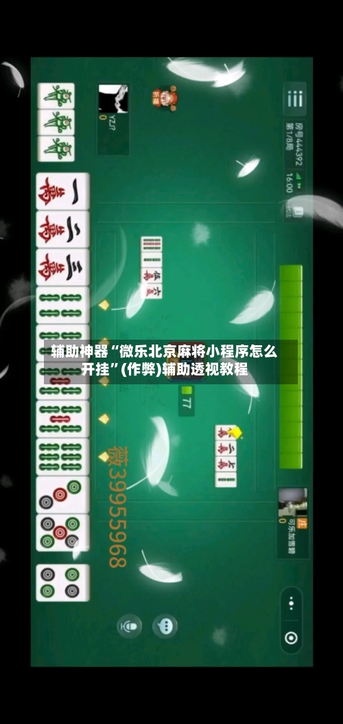 辅助神器“微乐北京麻将小程序怎么开挂”(作弊)辅助透视教程-第2张图片