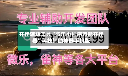 开挂辅助工具“微乐小程序万能开挂器”科技辅助神器手机版