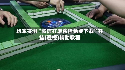 玩家实测“微信打麻将挂免费下载”开挂(透视)辅助教程-第2张图片
