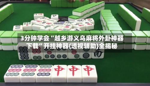 3分钟学会“越乡游义乌麻将外卦神器下载”开挂神器{透视辅助}全揭秘-第2张图片