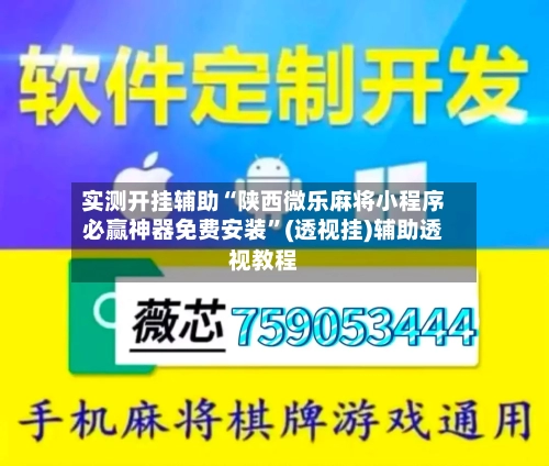实测开挂辅助“陕西微乐麻将小程序必赢神器免费安装”(透视挂)辅助透视教程-第2张图片