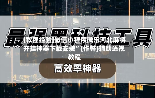 [教程经验]微信小程序微乐河北麻将开挂神器下载安装	”(作弊)辅助透视教程-第2张图片