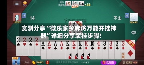 实测分享“微乐家乡麻将万能开挂神器”详细分享装挂步骤!-第2张图片