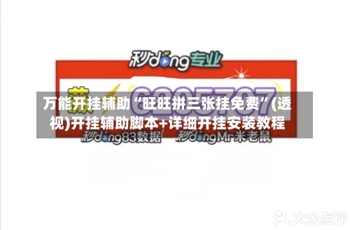 万能开挂辅助“旺旺拼三张挂免费”(透视)开挂辅助脚本+详细开挂安装教程-第2张图片