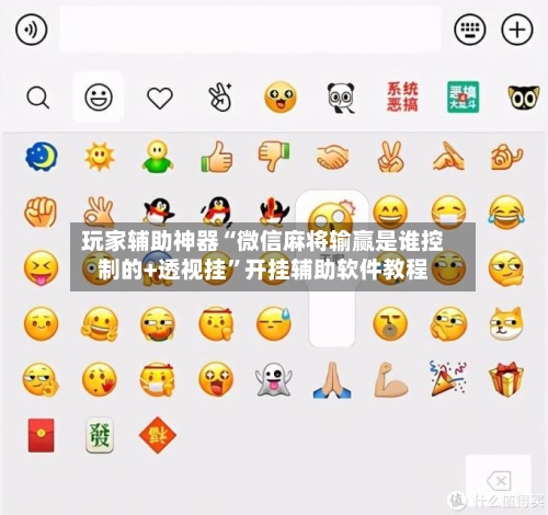 玩家辅助神器“微信麻将输赢是谁控制的+透视挂”开挂辅助软件教程-第3张图片