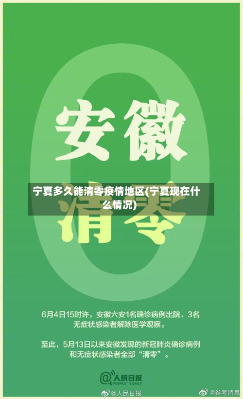 宁夏多久能清零疫情地区(宁夏现在什么情况)