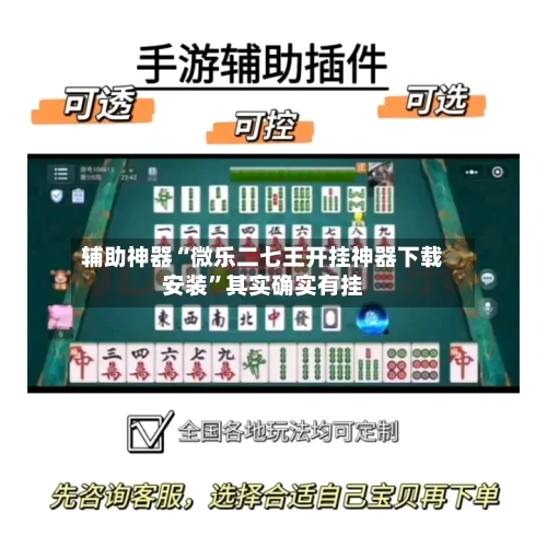 辅助神器“微乐二七王开挂神器下载安装”其实确实有挂-第2张图片