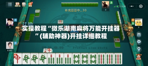 实操教程“微乐湖南麻将万能开挂器”(辅助神器)开挂详细教程-第2张图片