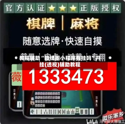 教程辅助“赣牌圈小程序有挂吗”开挂(透视)辅助教程-第2张图片