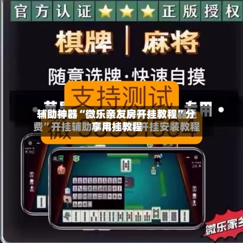辅助神器“微乐亲友房开挂教程	”分享用挂教程-第2张图片
