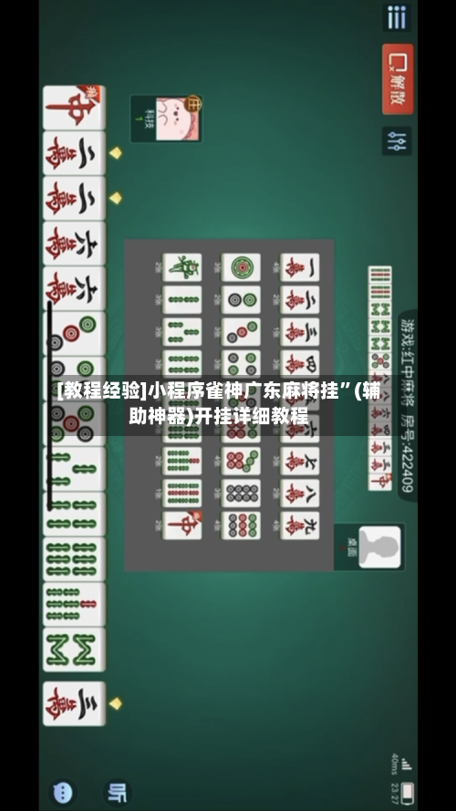 [教程经验]小程序雀神广东麻将挂”(辅助神器)开挂详细教程
