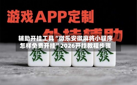 辅助开挂工具“微乐安徽麻将小程序怎样免费开挂	”2026开挂教程步骤-第2张图片