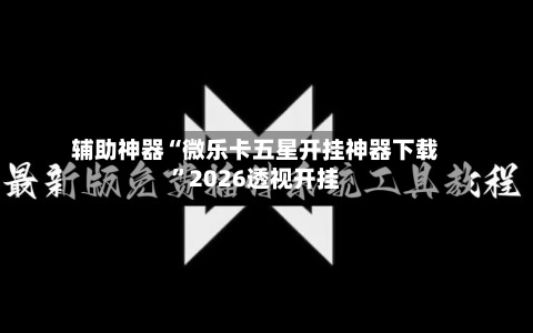 辅助神器“微乐卡五星开挂神器下载”2026透视开挂-第3张图片